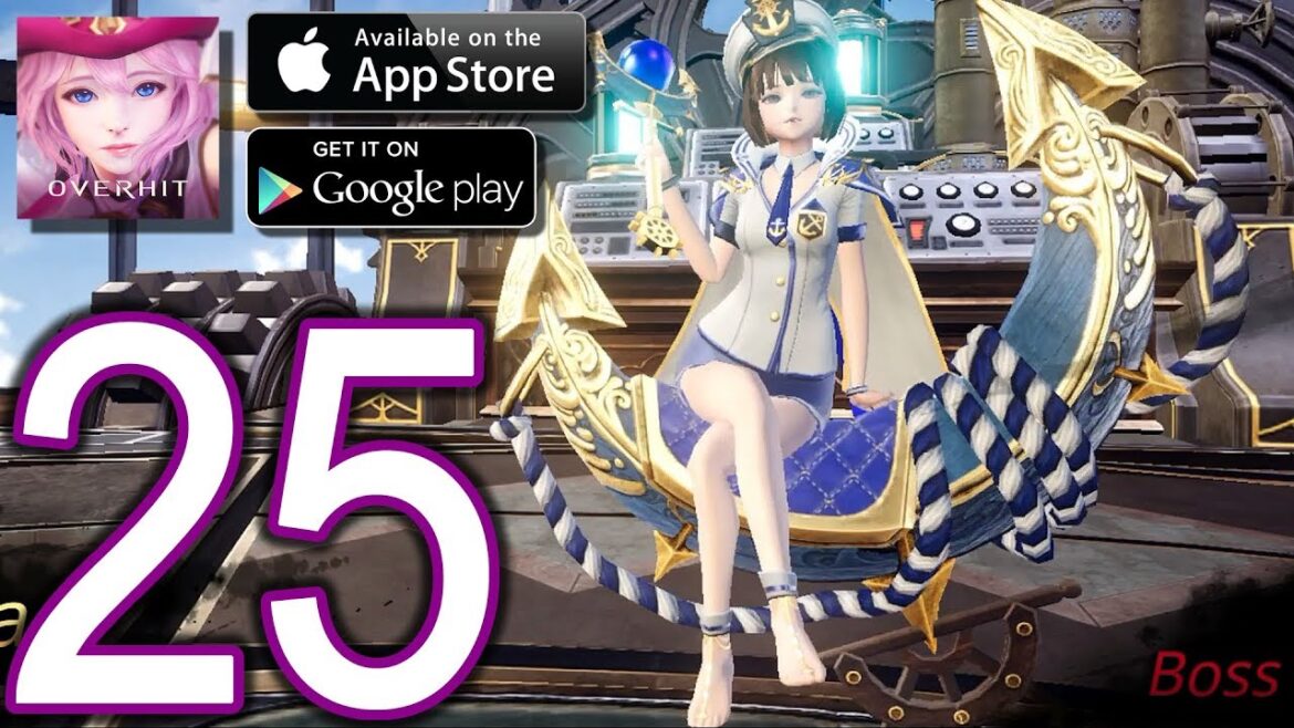 OVERHIT English Android iOS Walkthrough – Part 25 – Admiral M’s Invitation (Hard, Extreme)