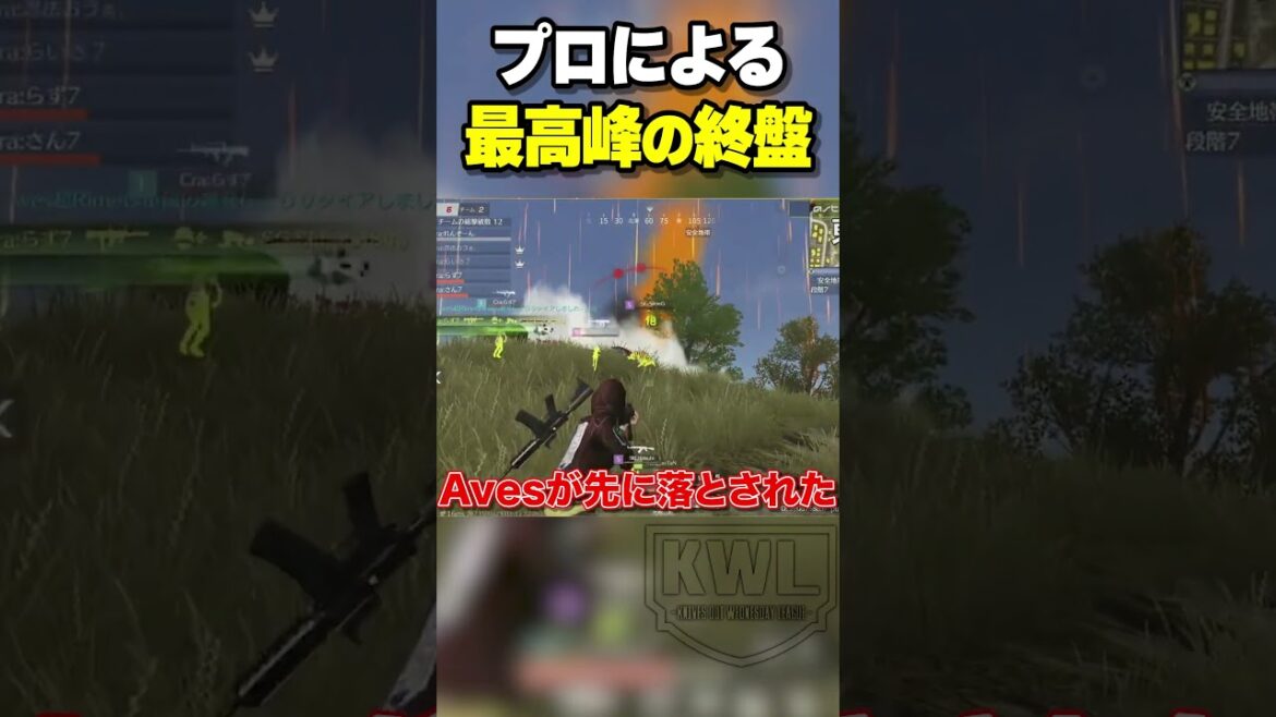プロチームの最高峰の決戦【荒野行動】#shorts