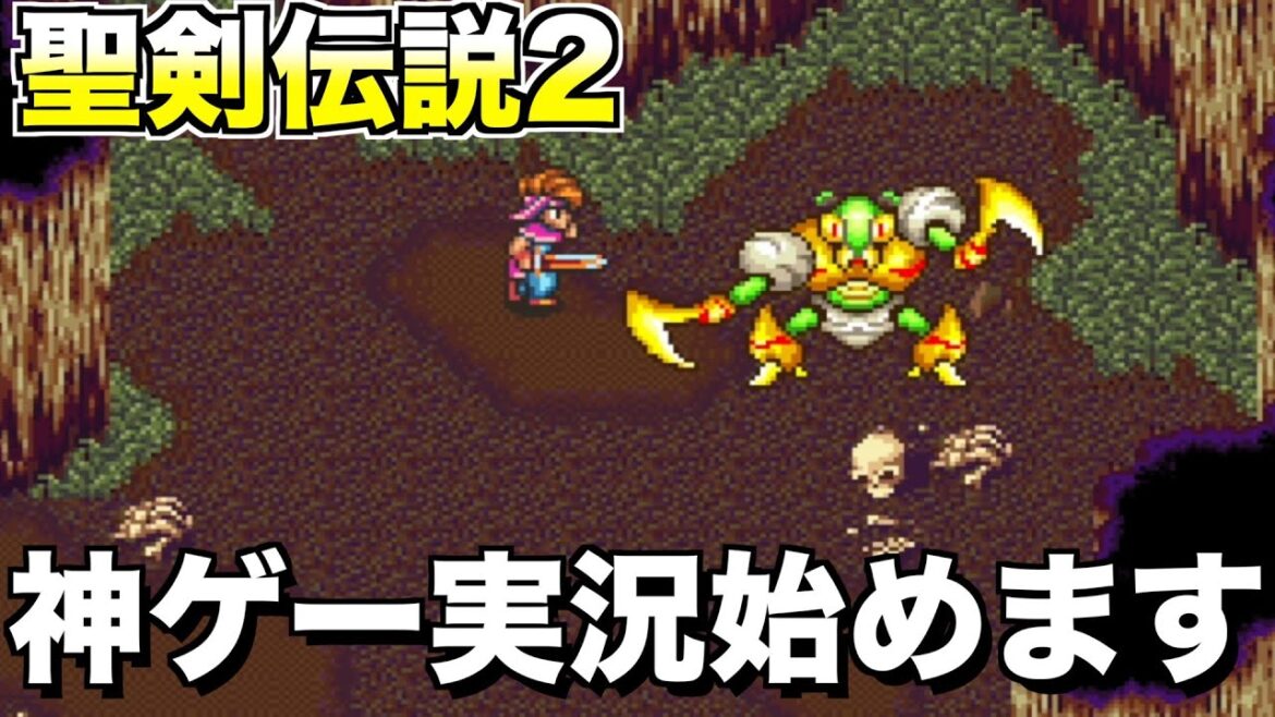 懐かしいと思ったらポチ【聖剣伝説2 実況001】