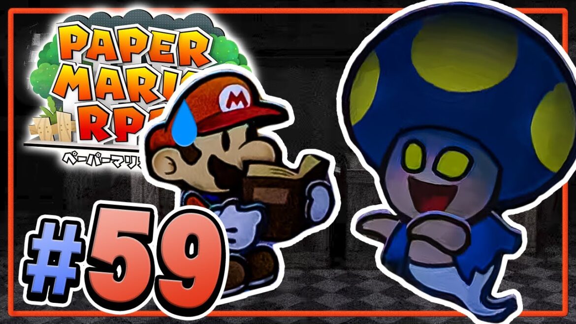 この列車にはオバケが出るんだって…『ペーパーマリオRPG』を実況プレイ #59【ペパマリRPG】リメイク版