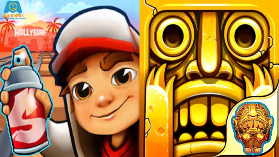 iGameMix🆚Wow…🔥TEMPLE RUN 2⎜SUBWAY SURFERS HOLLYWOOD 2024 ⎜JAKE & COUNT MAGNUS🥰 GAMEPLAY#1372