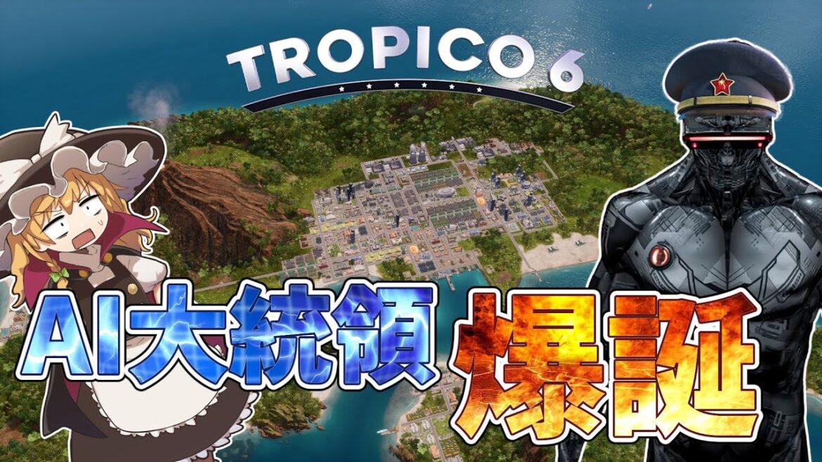 AIと独裁するトロピコ6 【ゆっくり実況】 【AI街づくり】