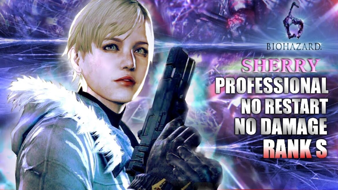 バイオハザード6 シェリー編ノーダメージクリア【全ランクS・難易度プロ・ノーリスタート・メダル付き】BIOHAZARD RE6 Sherry Pro No Damage Medal Rank:S