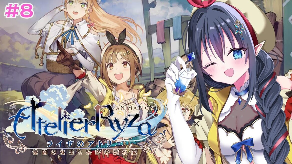 【ライザのアトリエ ~常闇の女王と秘密の隠れ家~ 】初めてのアトリエ❄️古城の竜リベンジ!討伐しましょ   ※ネタバレ注意 #8 【レフィーリア#Vtuber】