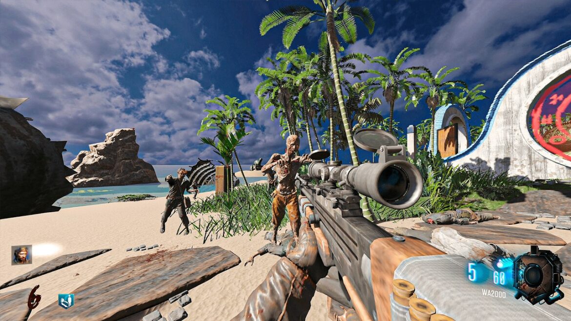 BLACK OPS 3 ZOMBIES: KOKOMO GAMEPLAY (NO COMMENTARY)