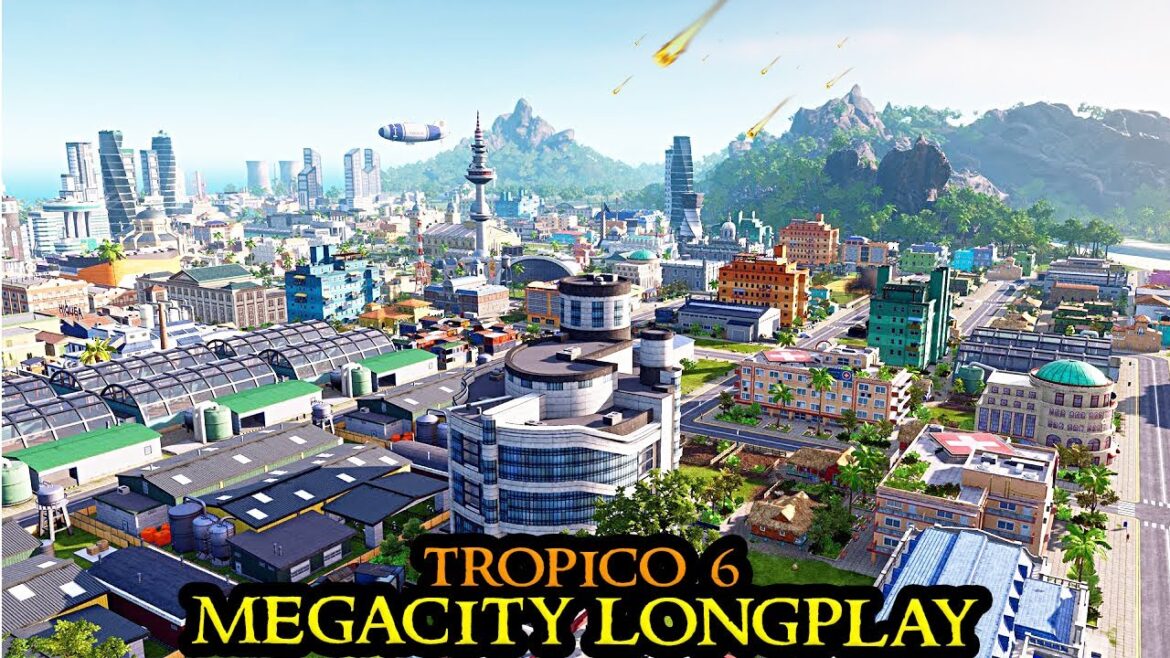 Tropico 6 MEGACITY Longplay From Scratch || City Builder Tropical BEAUTIFUL Gameplay Strategy