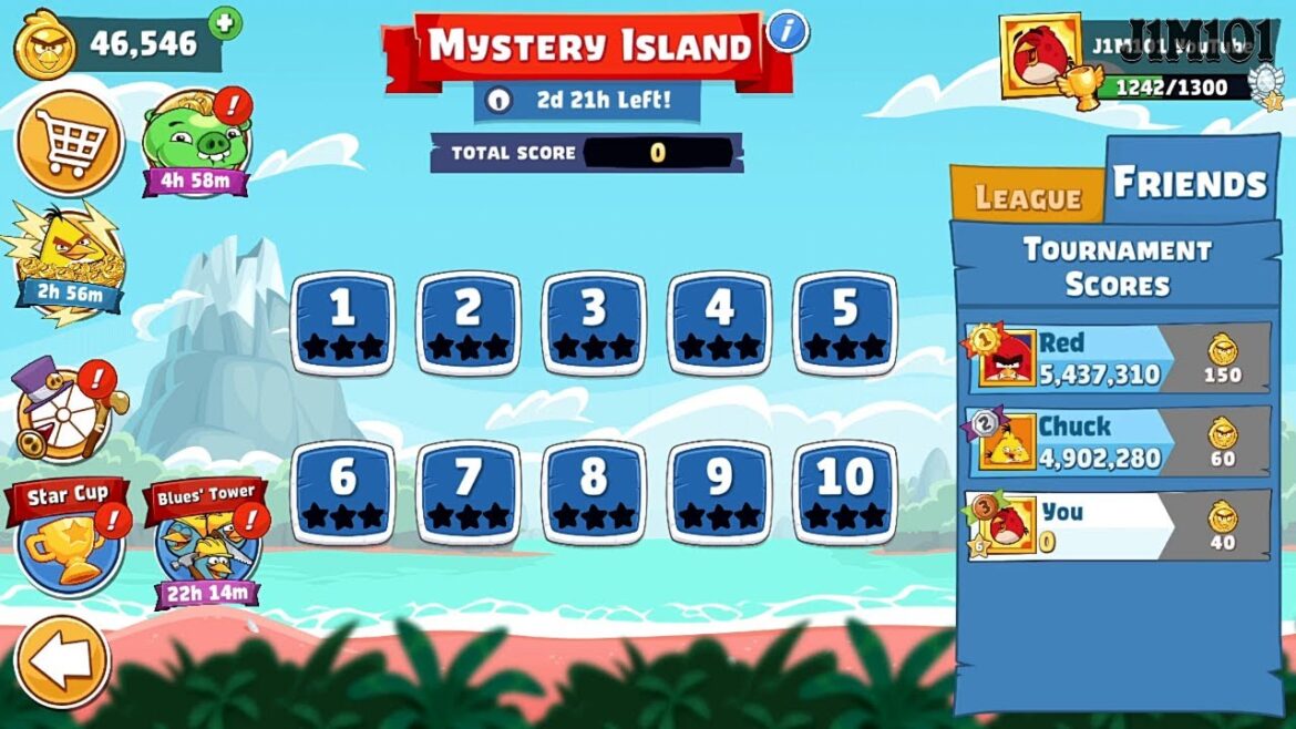 MYSTERY ISLAND ANGRY BIRDS FRIENDS TOURNAMENT THIS WEEK LEVEL 1 ALL LEVELS  16.09.24 #210