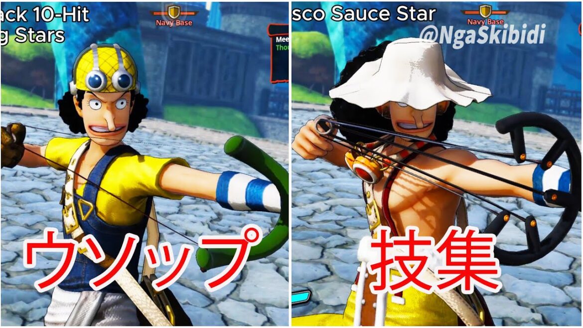 ワンピース ウソップ 技集【海賊無双4】