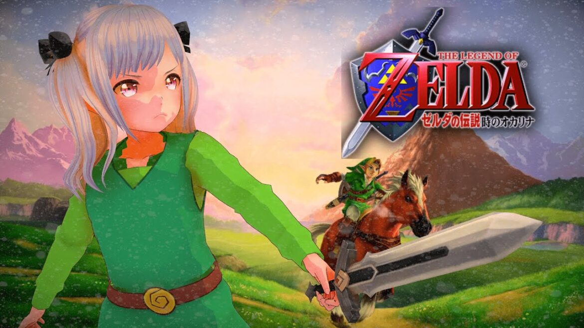 【ゼルダの伝説 時のオカリナ/The Legend of Zelda: Ocarina of Time】懐かしの時のオカリナでたわむれるのだ!【バ美肉Vtuber/VBIman】