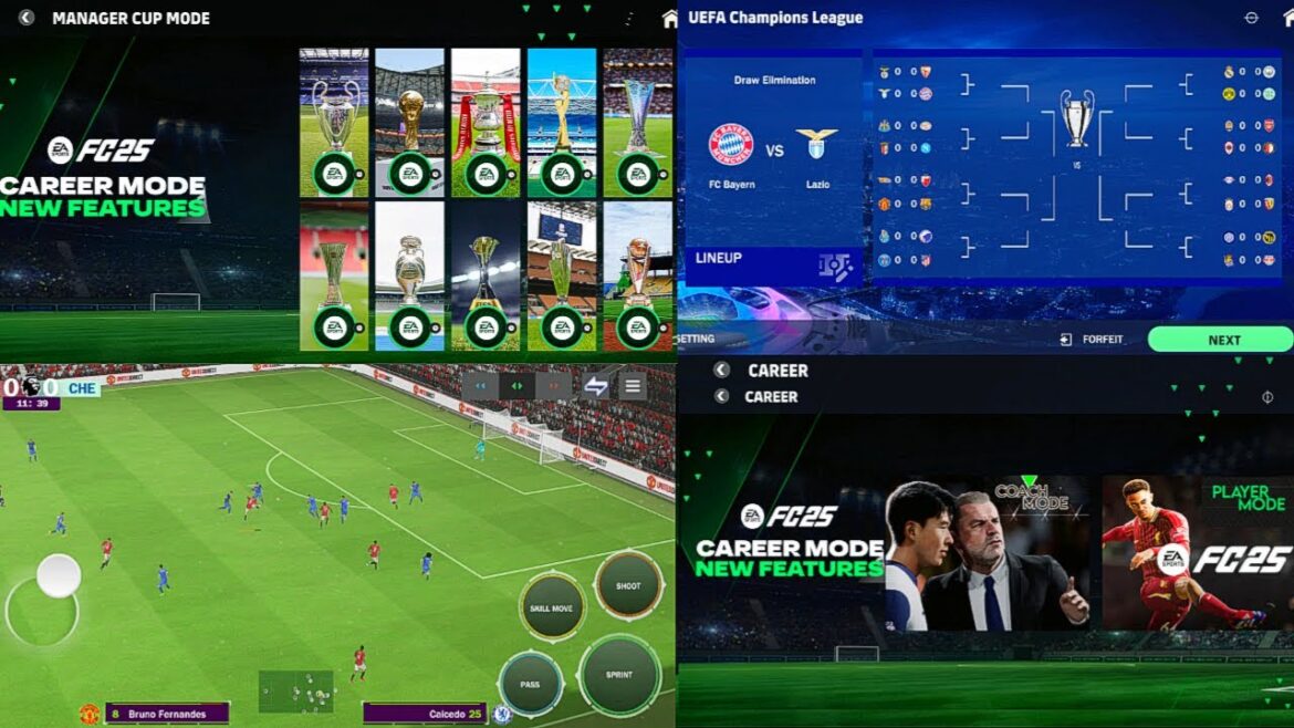 FIFA 16 MOBILE MOD EA SPORTS FC 25 ANDROID OFFLINE ALL TOURNAMENT NEW FACES KITS 2025 FULL TRANSFERS