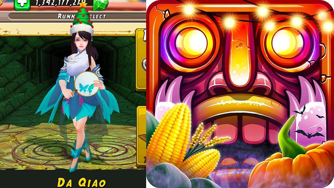 Temple run 2 Haunted Harvest with Da Qiao ! Version 1.115