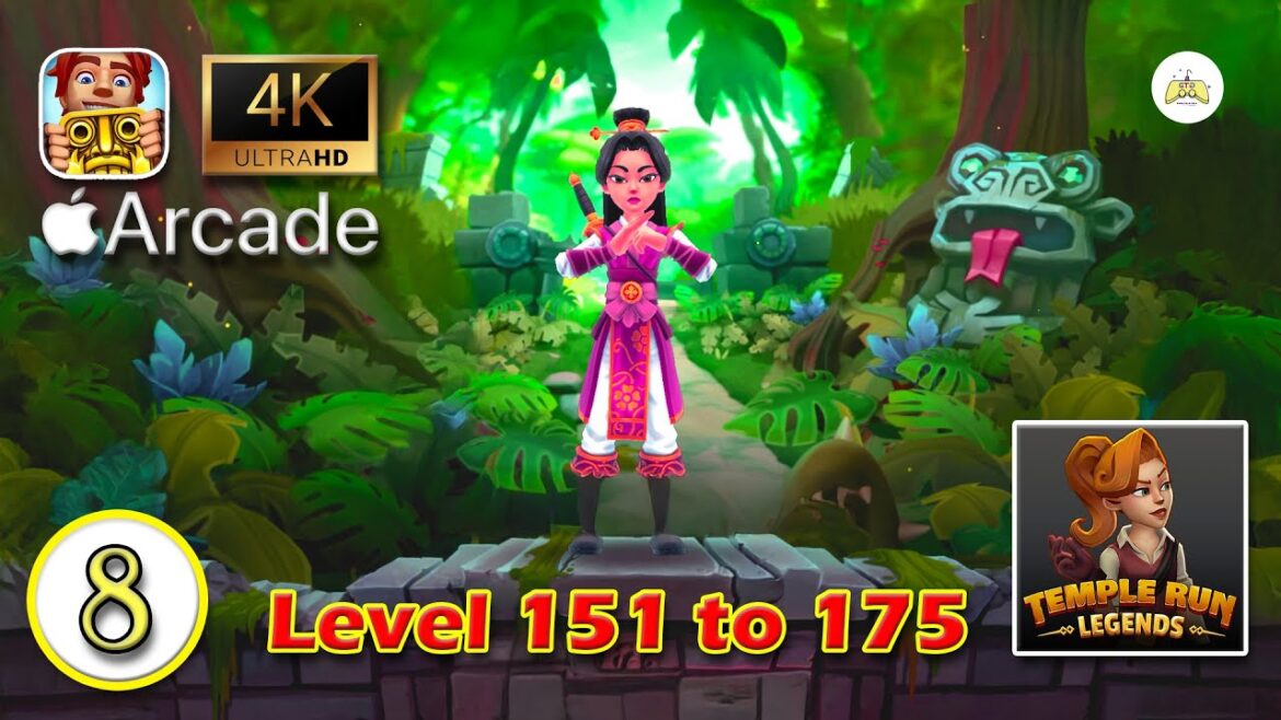 TEMPLE RUN LEGENDS | Mobile Gameplay | Part 8 | iOS Apple Arcade | Level 151 to 175