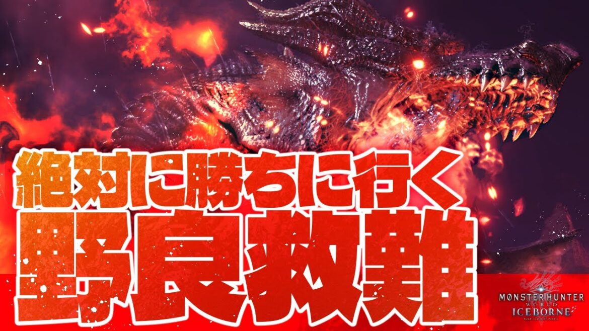 【MHWI PS5】間違いなく操作誤爆しまくりそうな野良救難潜入 【モンハンワールド アイスボーン】