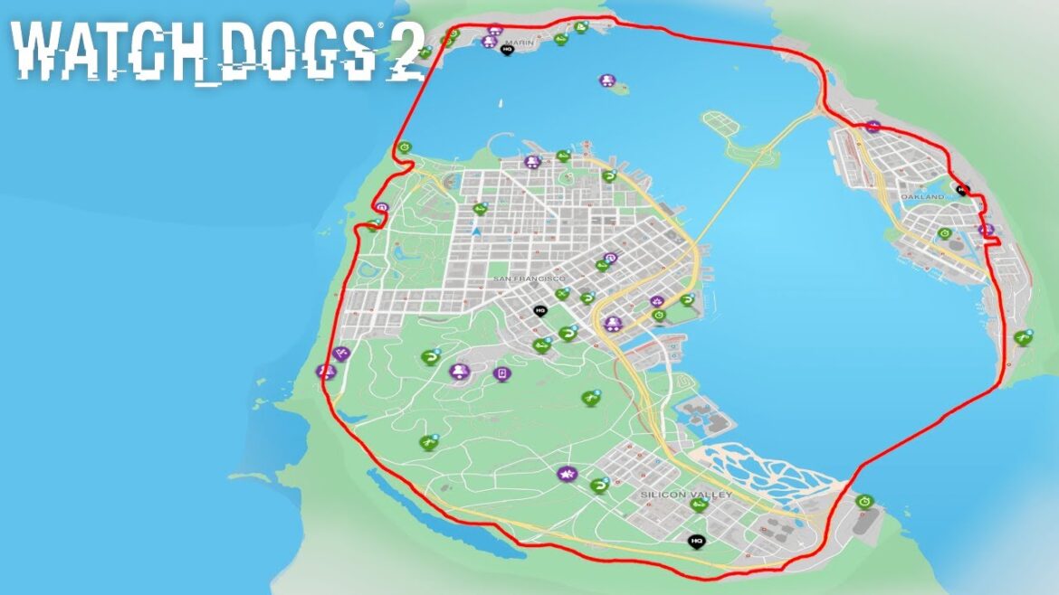 Driving Around the Entire Map of Watch Dogs 2 While ”Respecting” the Traffic Law