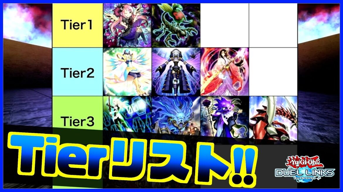 【ラジオ動画】KC直前!現環境表のTierリストを作ってみた【遊戯王デュエルリンクス】【Yu-Gi-Oh Duellinks】