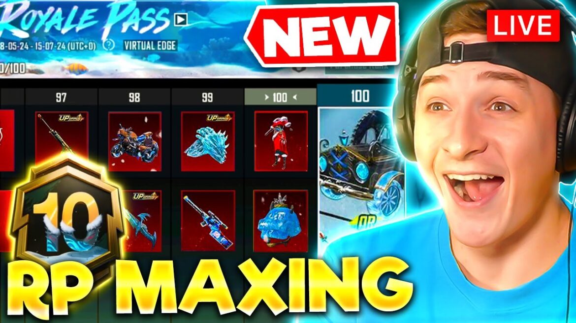 MAXING NEW A10 ROYALE PASS! RANK GRIND! PUBG MOBILE LIVE