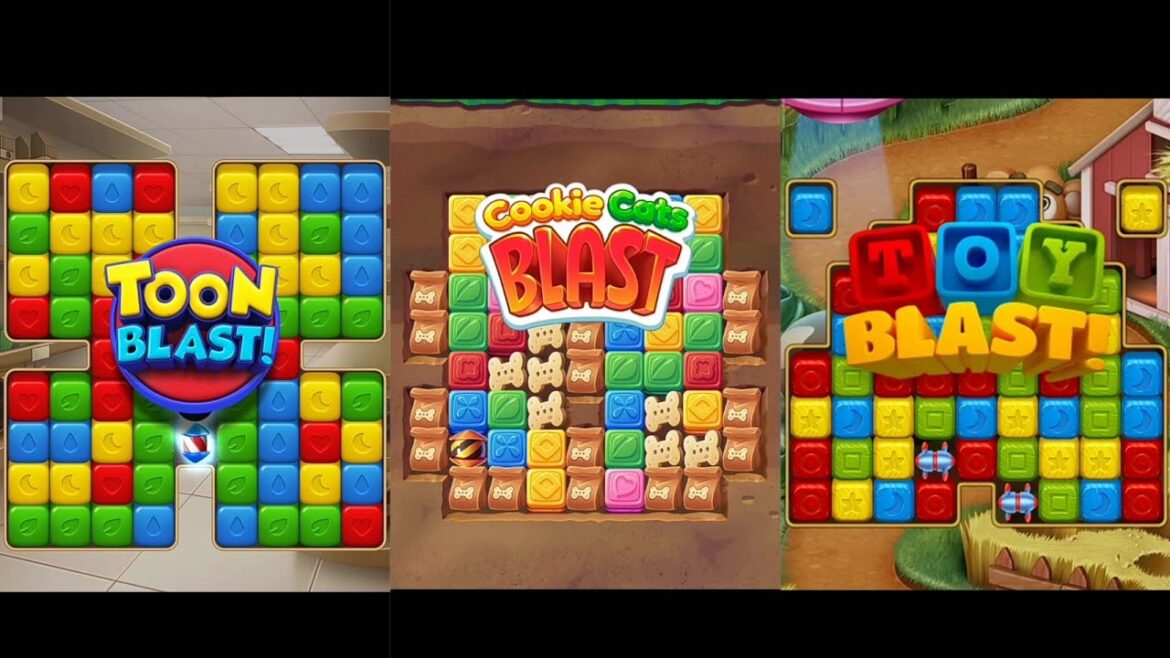 TOON BLAST + COOKİE CATS BLAST + TOY BLAST = choose your favourite