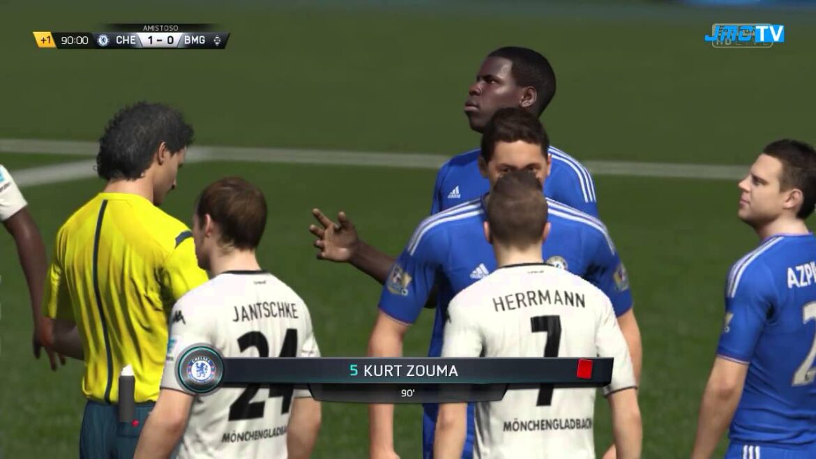 Almost a fight because of a red card against Chelsea | FIFA 16