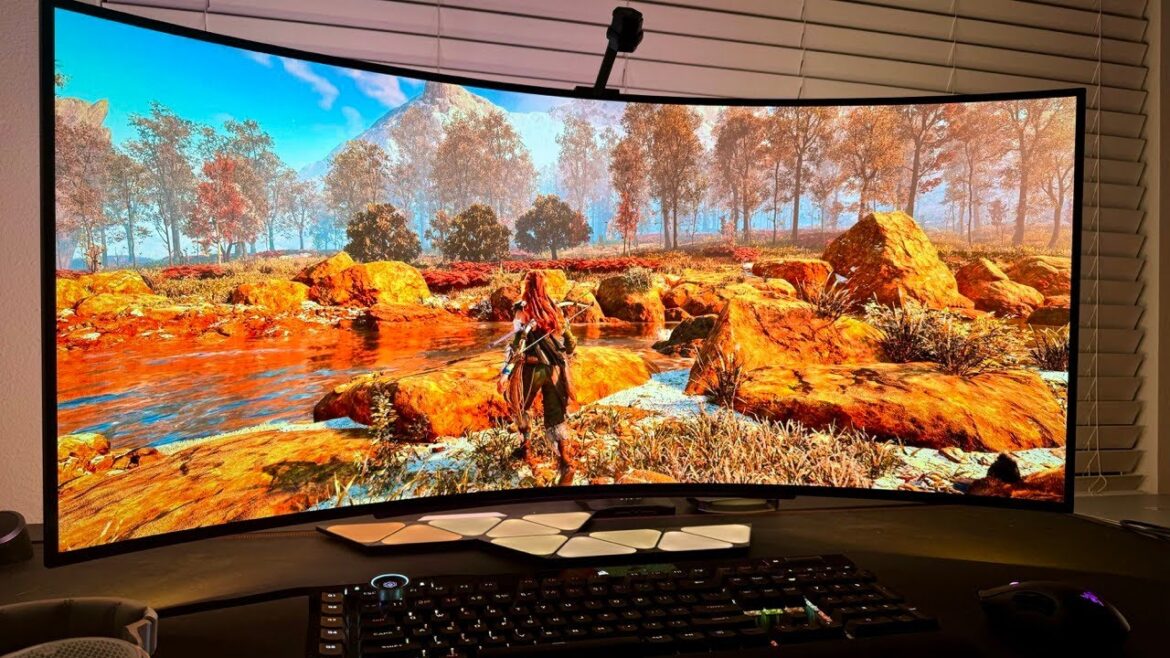 NEW Update! Horizon Zero Dawn is AWESOME on a 45″ LG UltraWide OLED | BEST Gaming Monitor with HDR