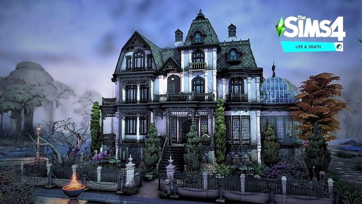Mourningvale Family Home: The Sims 4 Life & Death || Speed Build || No CC