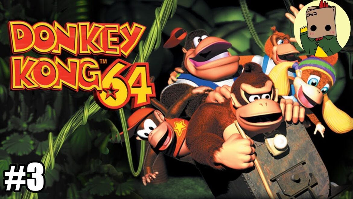 【ドンキーコング64】101%コンプ目指しながら、サクサクまったりプレイ#3