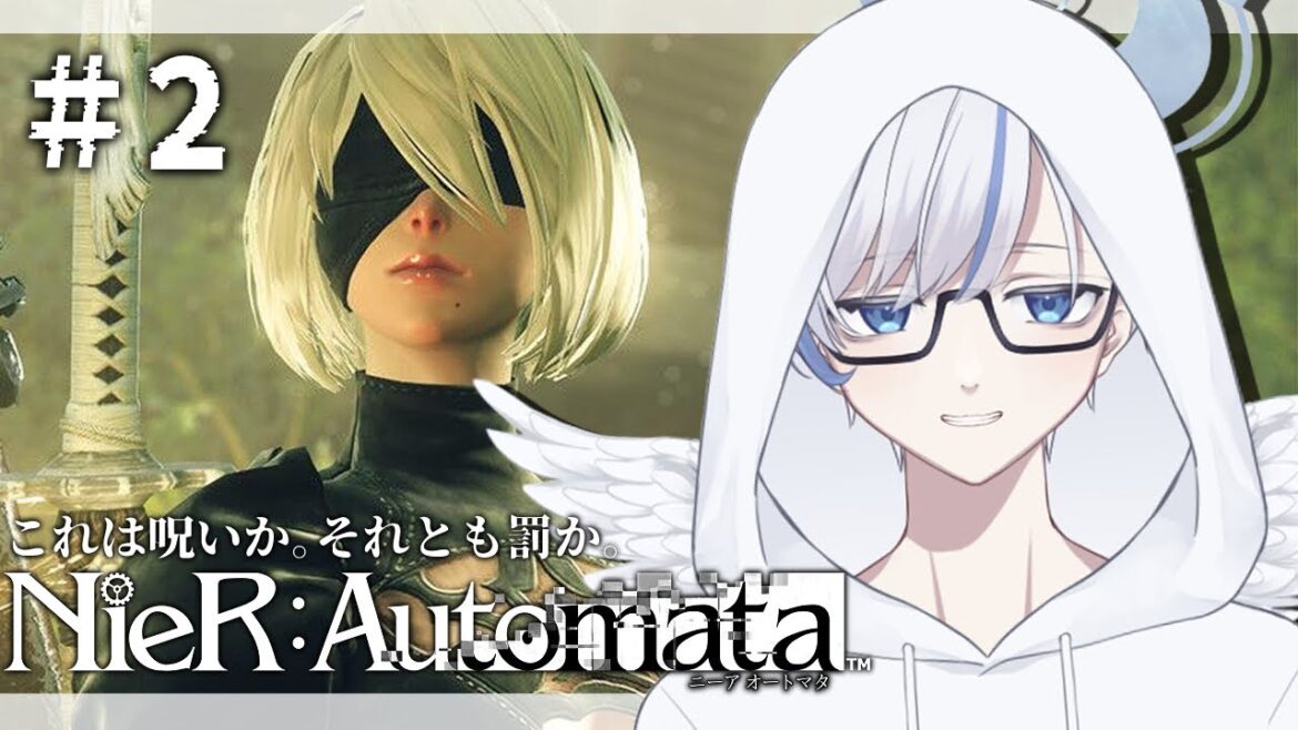 【NieR:Automata】#2 | 完全初見!砂漠で変態に出会いました【#Vtuber】※ネタバレ注意