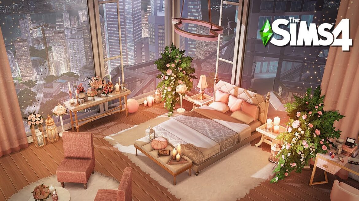 888 Spire Apartment | The Sims4 Stop Motion Build | NoCC |【シムズ4建築】