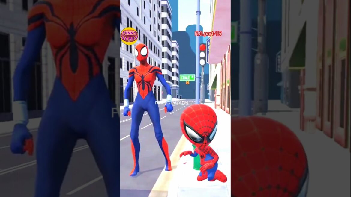 ফানি কাটুন।পর্ব-১৫।#superwoman #spiderman #funny #gaming #shorts #gameplay