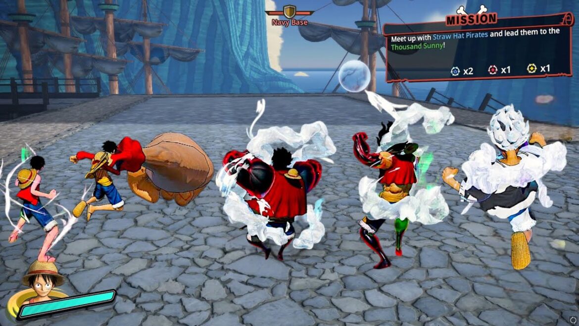 Monkey D. Luffy (Gear 1-5) Complete Moveset | ONE PIECE Pirate Warriors 4