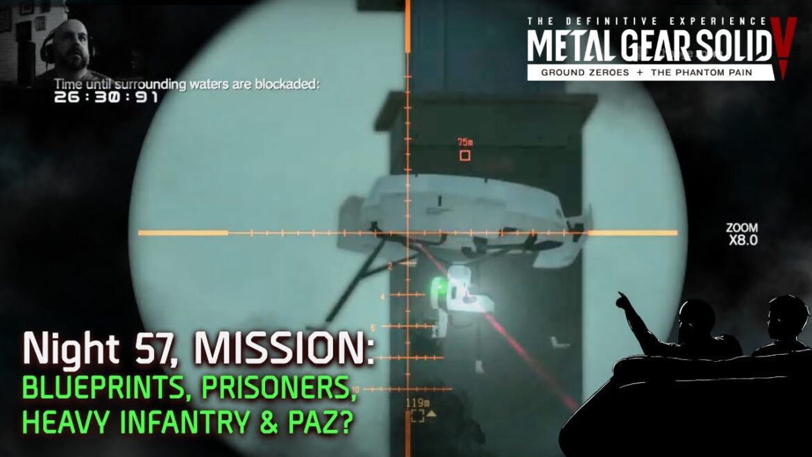 Metal Gear Solid V Phantom Pain: Night 57 blueprints, prisoners, Heavy Infantry & Paz?