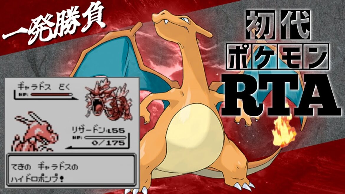 【一発勝負】リザードンと挑むノーセーブ&ノーリセットRTA!