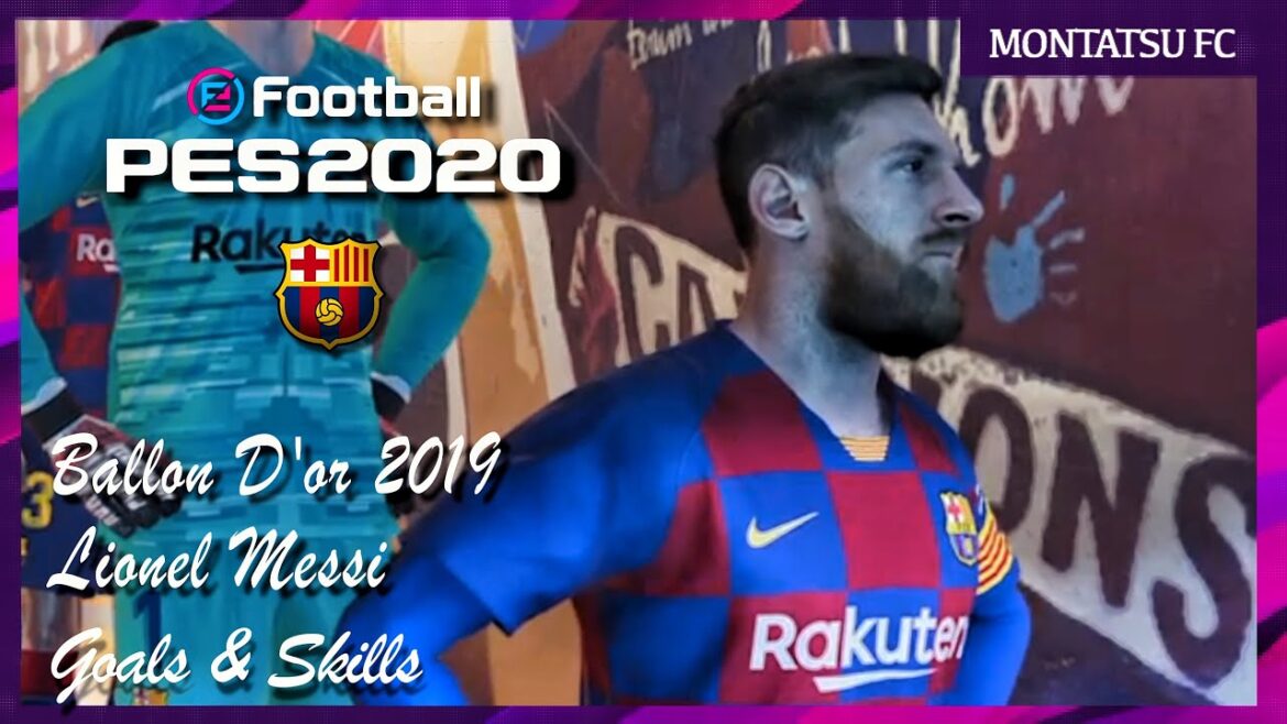 【ウイイレ2020】メッシ/ゴール/ドリブル/スーパープレイ/バロンドール / バルセロナ / PES2020 / MESSI / BALLOND’OR / GOALS & SKILLS /