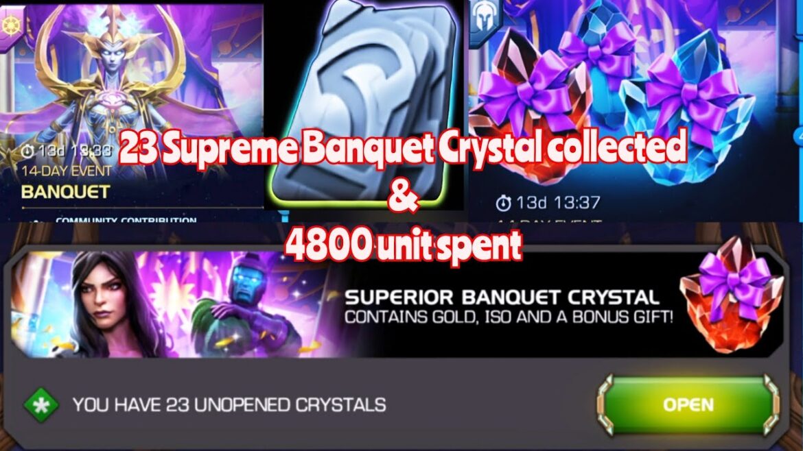 Superior Banquet Crystal | Gifting Event 2024 | Marvel contest of champions | Units spent