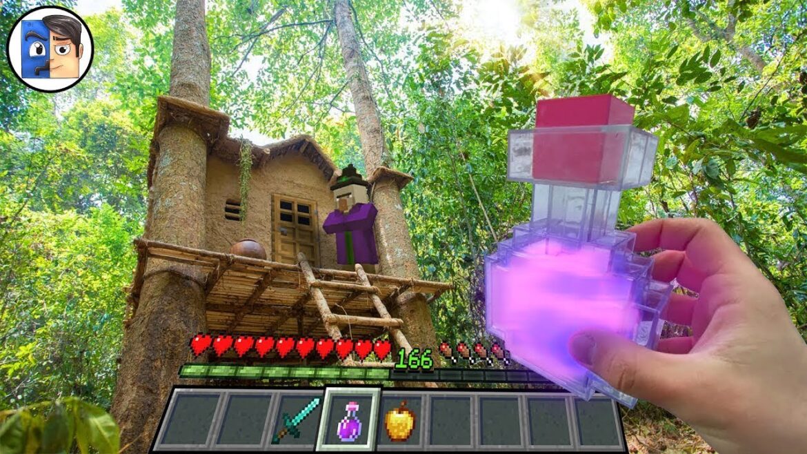 Minecraft in Real Life MOVIE REALISTIC WITCH HOUSE in Minecraft Real Life POV ๅตไธ็ฅ็ฌฌไธไบบ็จฑ็ไบบ็