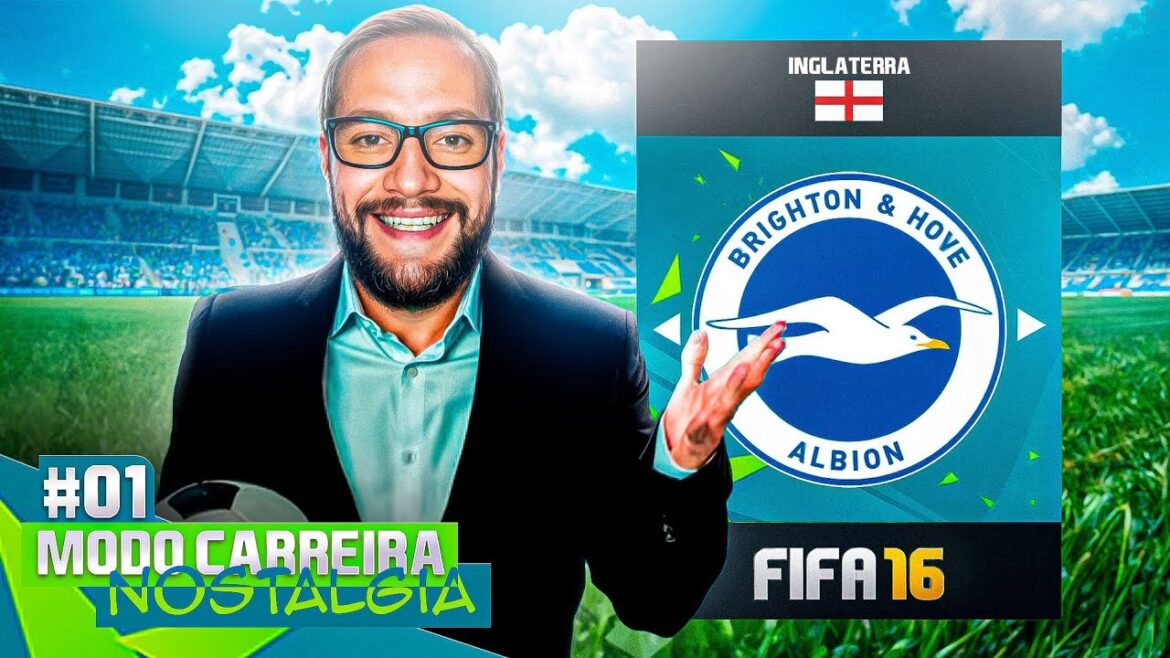 INÍCIO do MODO CARREIRA no FIFA 16 em 2025 | T.01 Ep.01 | MODO CARREIRA NOSTALGIA FIFA 16