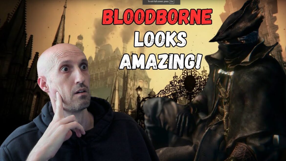 My first time EVER seeing Bloodborne! | Trailers Reaction!