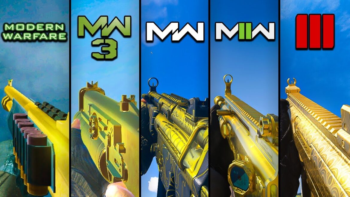 Unlocking Gold Camo in EVERY CoD Modern Warfare