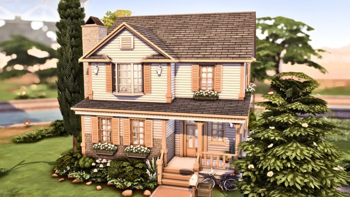 Cozy BASE GAME House ๐ก The Sims 4 Speed Build | No CC