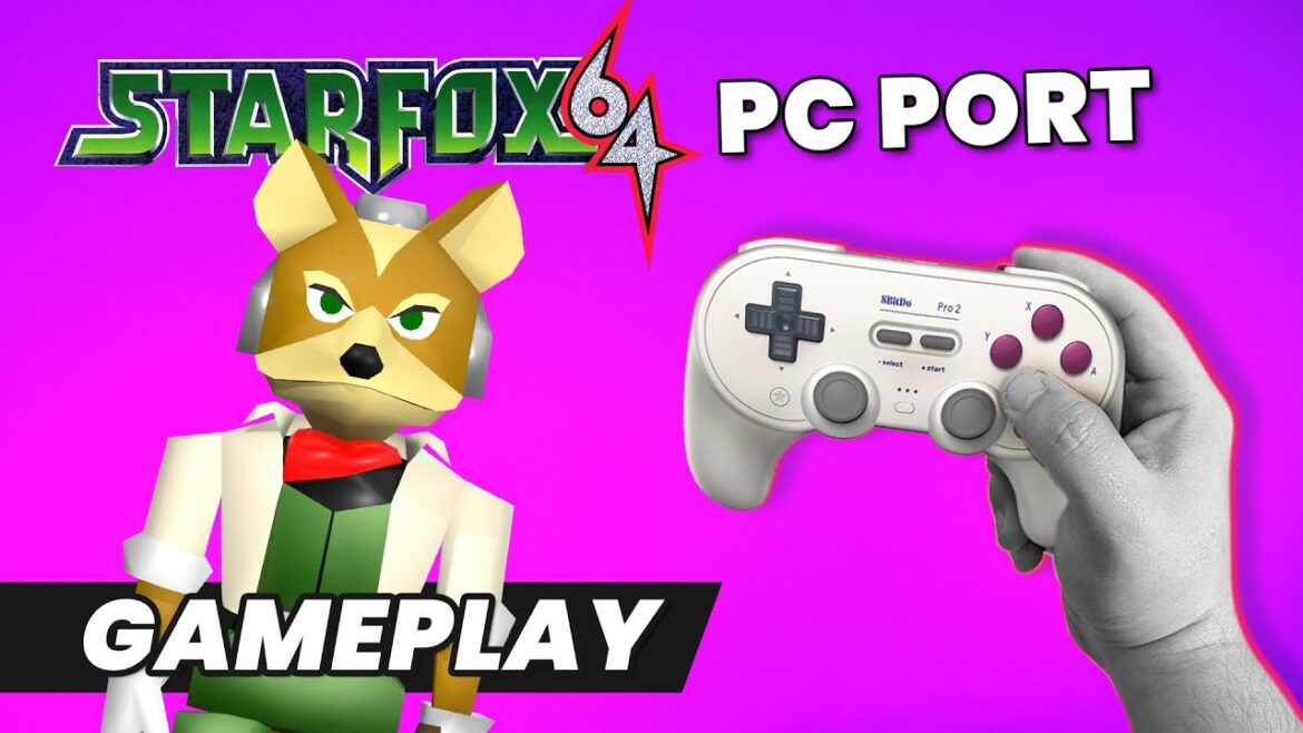 🚀 ¡Starfox 64 para PC! Reviviendo el clásico en HD 🌌 | elrafias en VIVO!!!!
