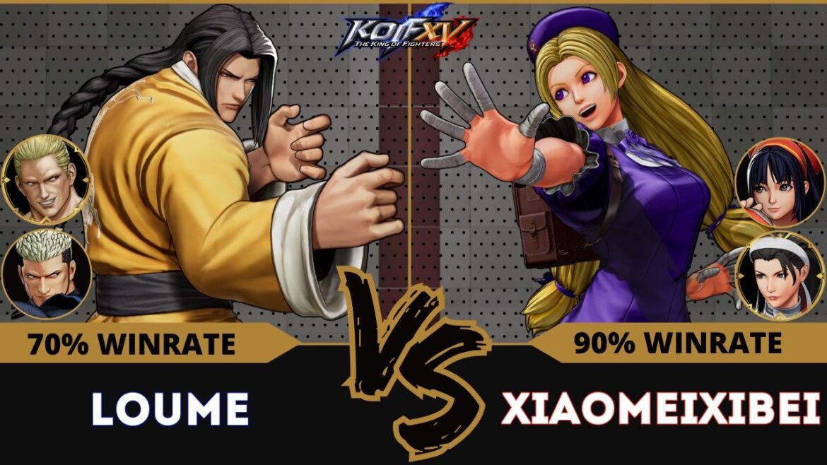 KOF XV🕹️LOUME (Geese/Gato/Goenitz) vs XIAOMEIXIBEI (Nakoruru/Hinako/Chizuru)🕹️Replay Match – 01/25
