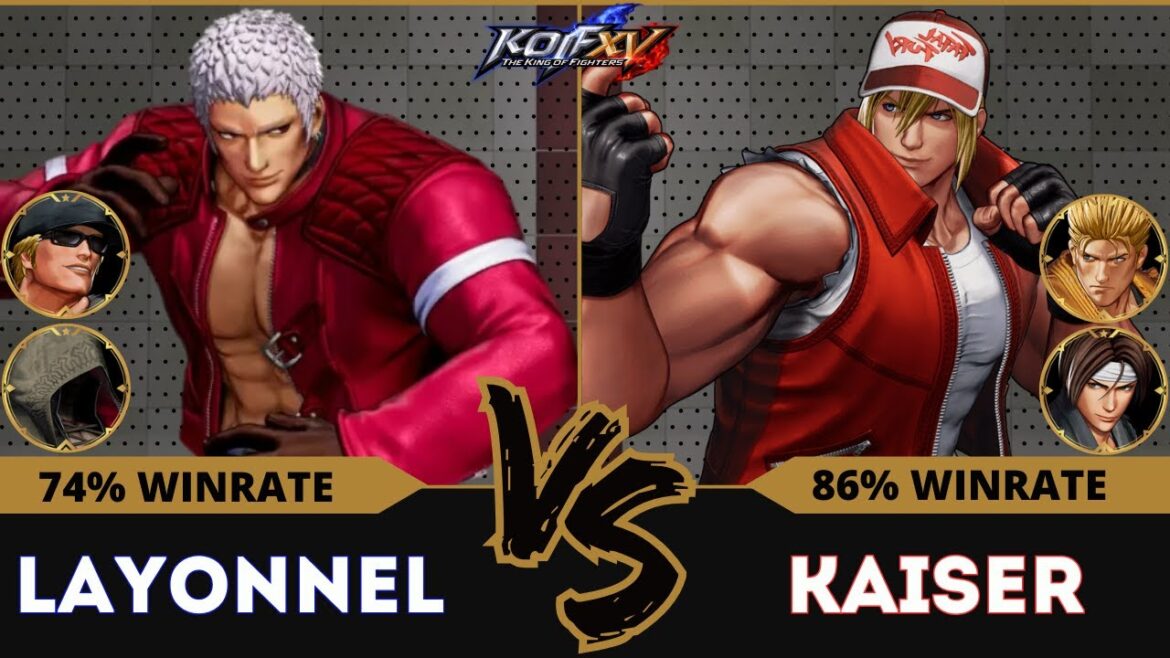 KOF XV🕹️LAYONNEL (Clark/Kukri/O.Yashiro) vs KAISER (Ryo/Kyo/Terry)🕹️Replay Match – 01/25