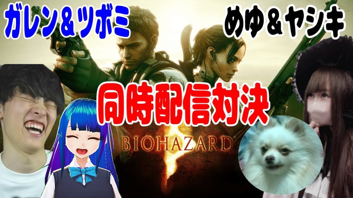 【めゆ&ヤシキ】 バイオハザード5配信【同時配信】