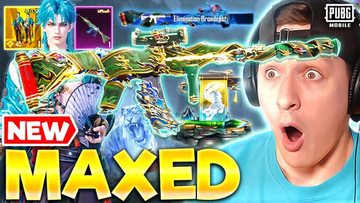 INSANE MAXED GLORIOUS TIGER M4! BEST NEW GUN LAB! PUBG MOBILE