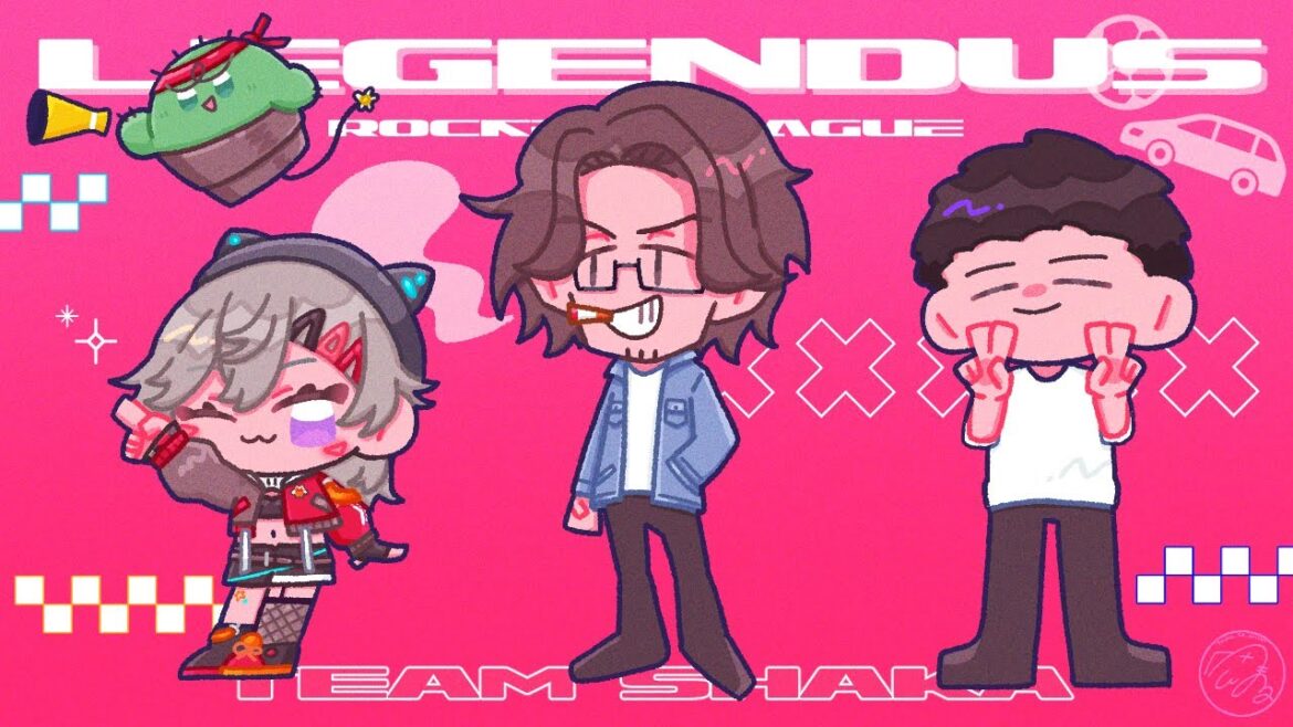 【 Rocket League 】LEGENDUS TEAM SHAKA⚽️🏎️ 練習配信!【 ぶいすぽっ! / 小森めと 】