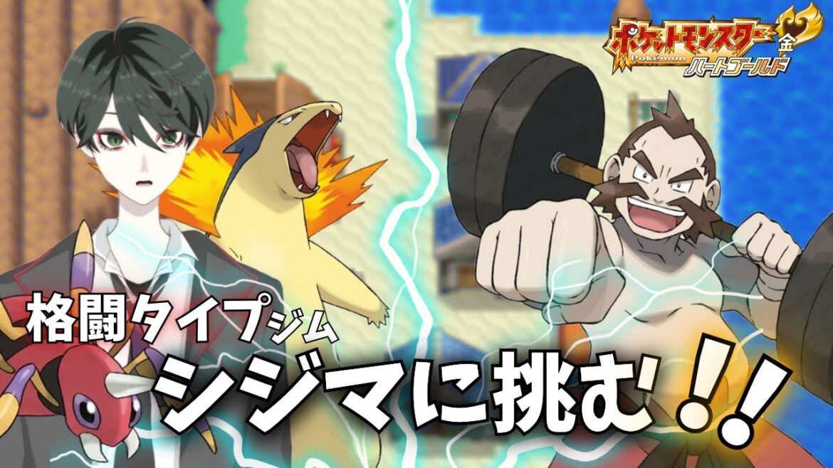 【ポケモンHGSS】水と思いきや格闘タイプのジムでした