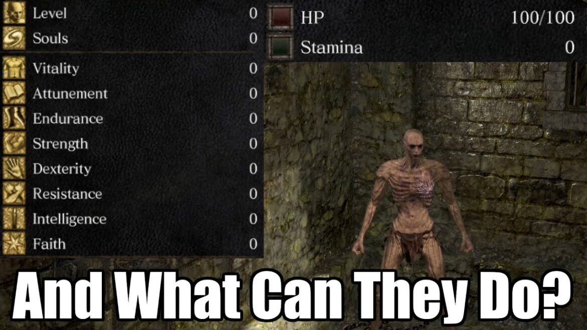 Dark Souls Remastered: How to Make Level 0 Characters