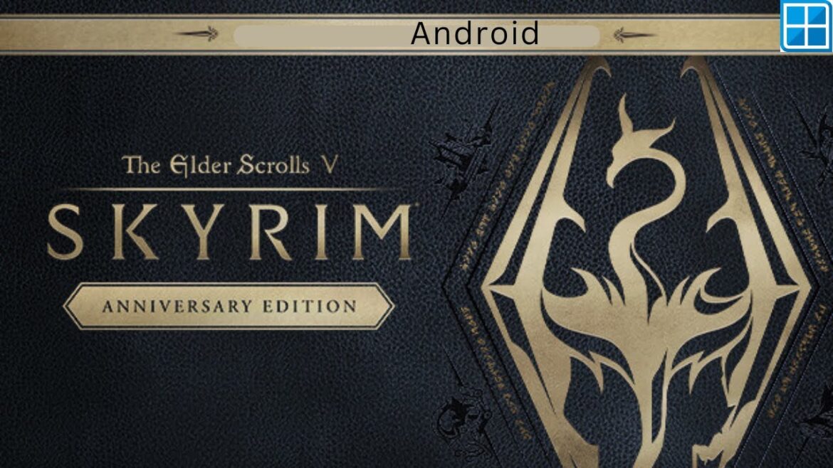 Elder Scrolls V: Skyrim Anniversary Edition running on Android using Winlator
