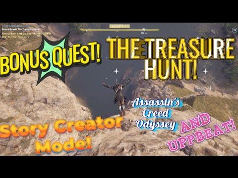 💥Treasure🗺️Hunt Quest💥 Story Creator with 🎶UppBeat  is Awesome | AC Odyssey| #uppbeat #3minshorts