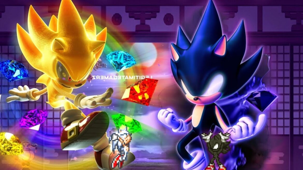 Sonic Chaos V2(All Form) VS Dark Sonic V2 in Jump Force Mugen