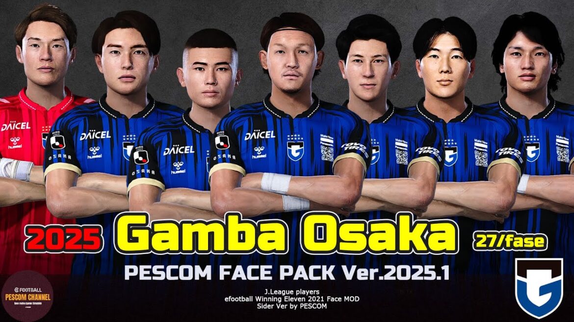ガンバ大阪 2025 フェイスパック efootball PESウイイレ2021 Face Jリーグ